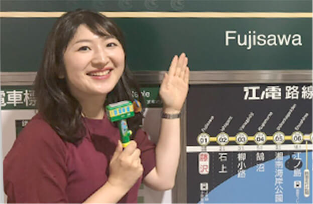 藤沢駅での写真